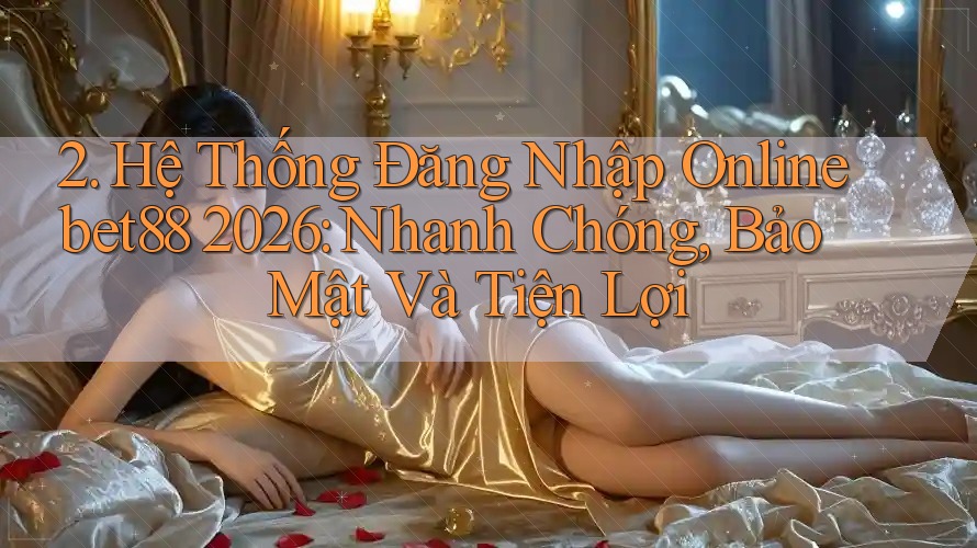 2. Hệ Thống Đăng Nhập Online bet88 2026: Nhanh Chóng, Bảo Mật Và Tiện Lợi 2. Hệ Thống Đăng Nhập Online bet88 2026: Nhanh Chóng, Bảo Mật Và Tiện Lợi
