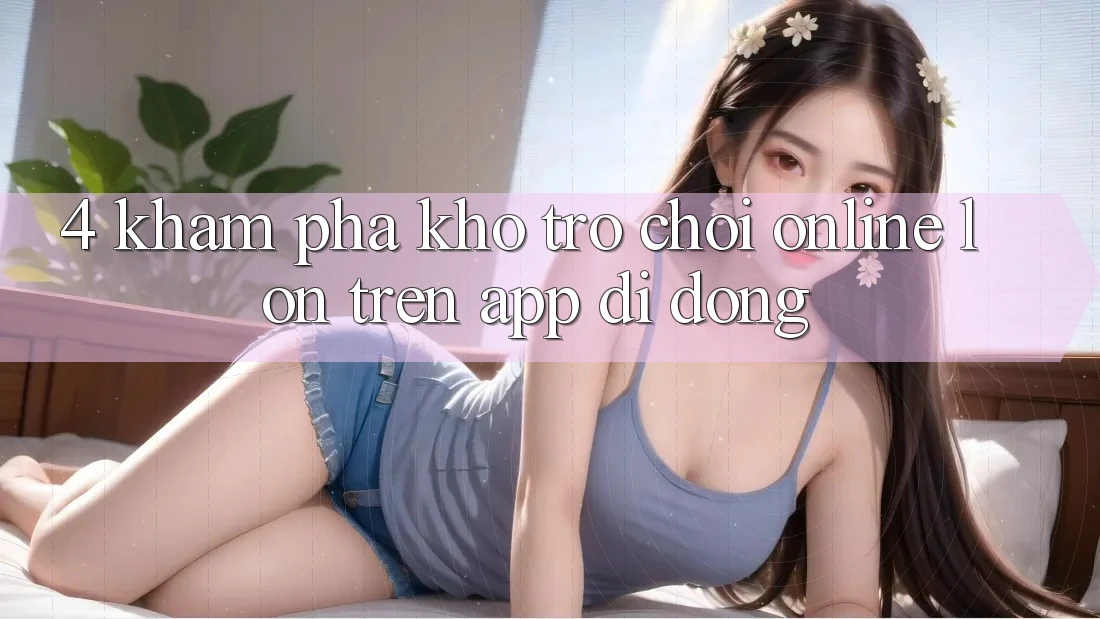 4. Khám phá kho trò chơi online lớn trên app di động 4. Khám phá kho trò chơi online lớn trên app di động