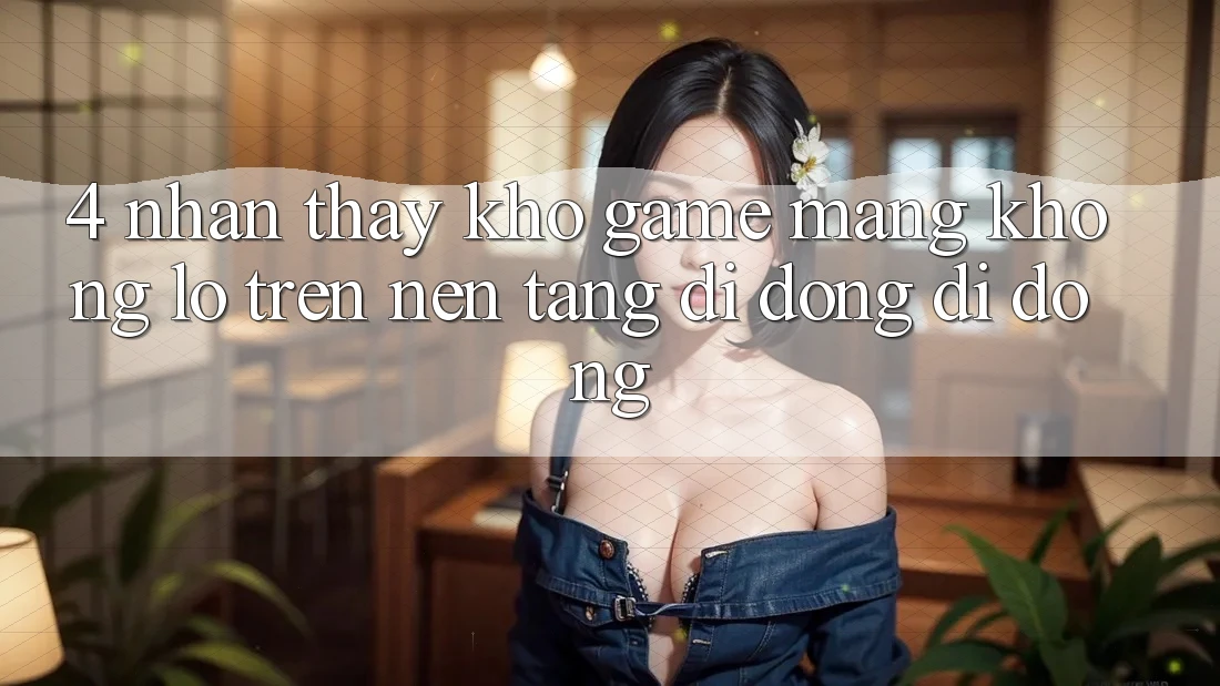 4. Nhận thấy kho game mạng khổng lồ trên nền tảng di động di động 4. Nhận thấy kho game mạng khổng lồ trên nền tảng di động di động