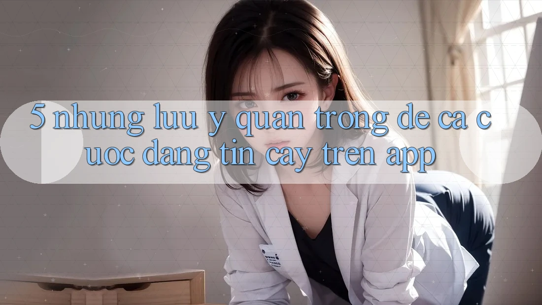 5. Những lưu ý quan trọng để cá cược đáng tin cậy trên App 5. Những lưu ý quan trọng để cá cược đáng tin cậy trên App