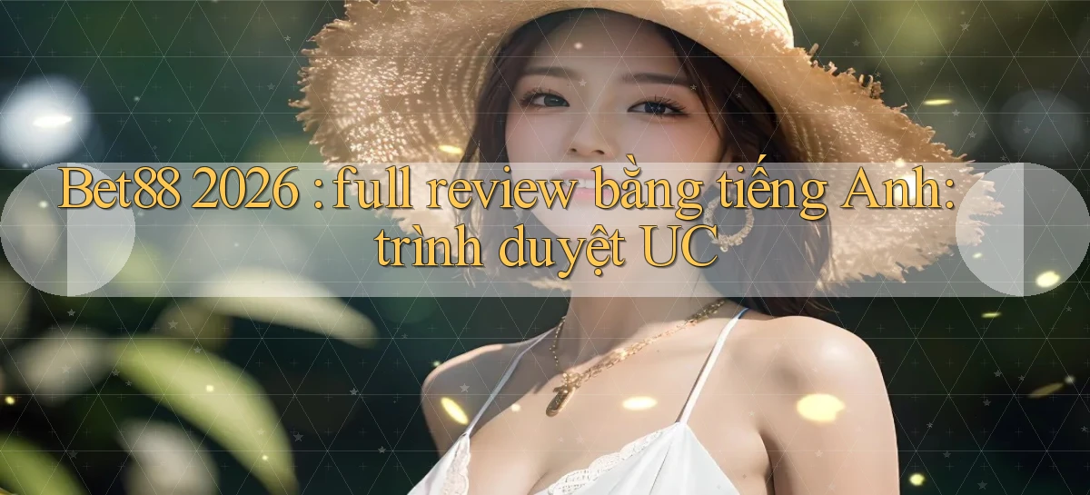 Bet88 2026 full review bằng tiếng Anh trình duyệt UC