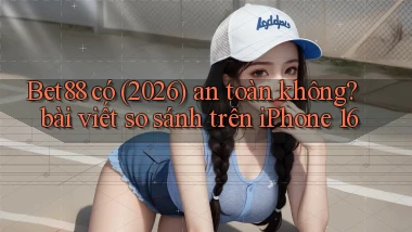 Bet88 có (2026) an toàn không bài viết so sánh trên iPhone 16