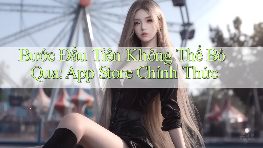 Bước Đầu Tiên Không Thể Bỏ Qua: App Store Chính Thức Bước Đầu Tiên Không Thể Bỏ Qua: App Store Chính Thức