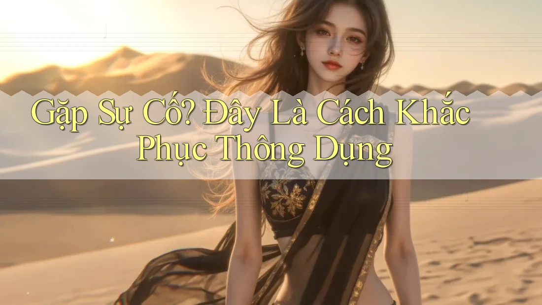 Gặp Sự Cố? Đây Là Cách Khắc Phục Thông Dụng