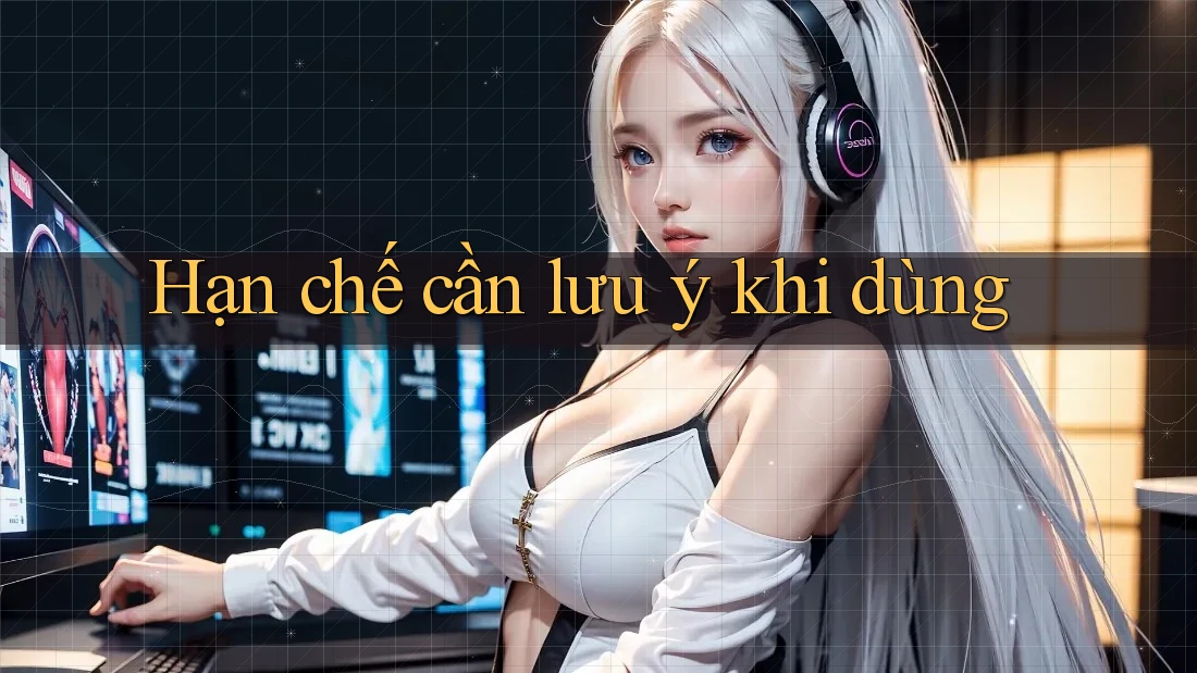 Hạn chế cần lưu ý khi dùng