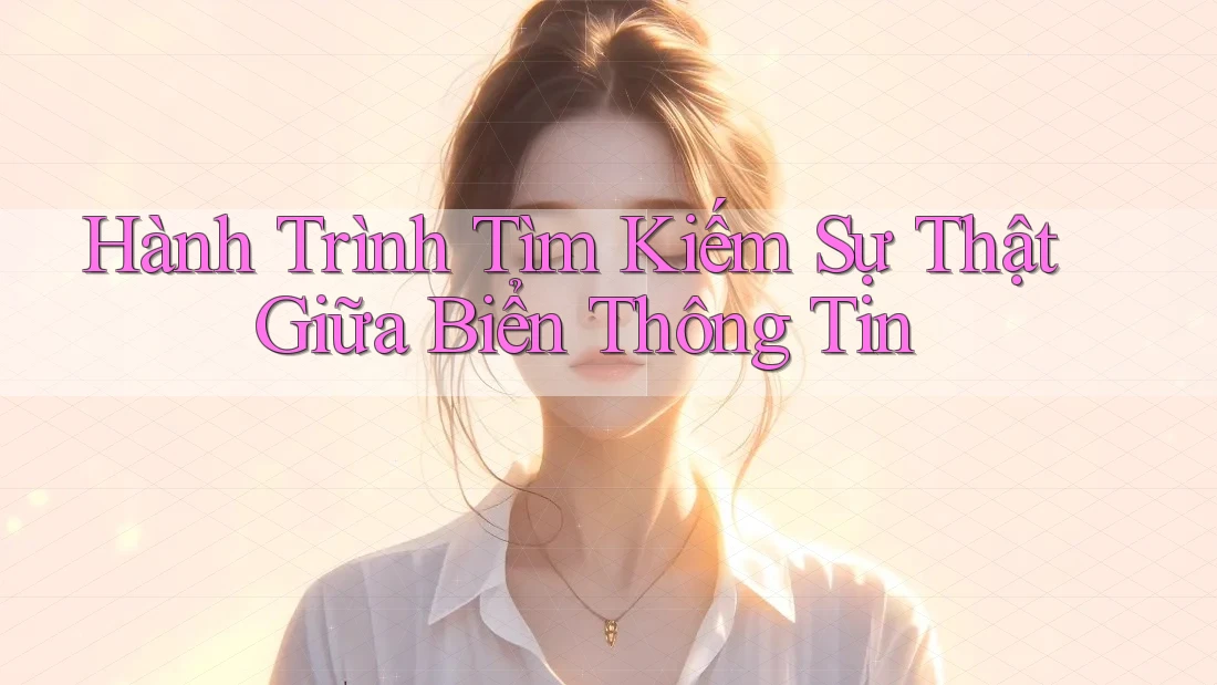 Hành Trình Tìm Kiếm Sự Thật Giữa Biển Thông Tin Hành Trình Tìm Kiếm Sự Thật Giữa Biển Thông Tin