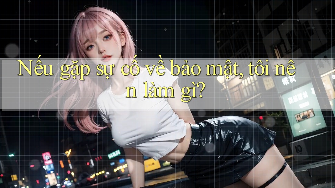 Nếu gặp sự cố về bảo mật, tôi nên làm gì? Nếu gặp sự cố về bảo mật, tôi nên làm gì?