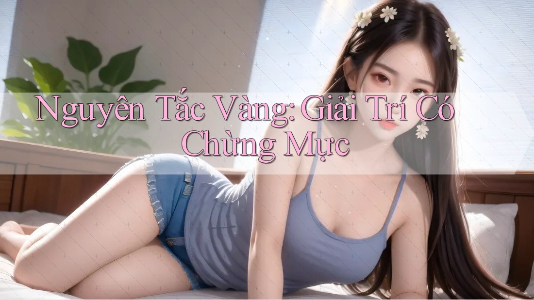 Nguyên Tắc Vàng: Giải Trí Có Chừng Mực Nguyên Tắc Vàng: Giải Trí Có Chừng Mực