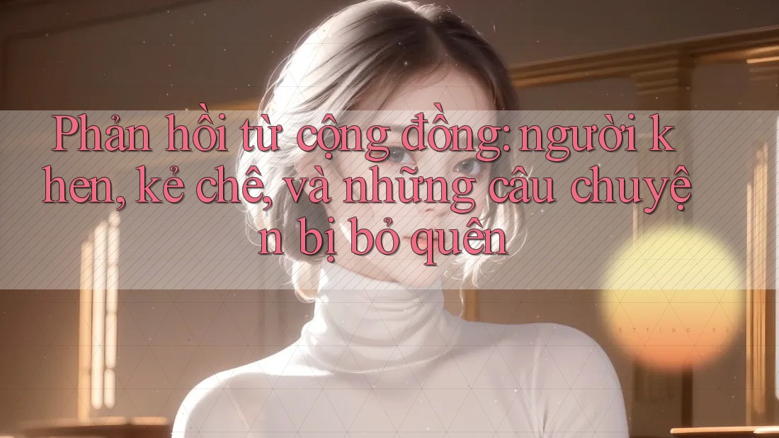 Phản hồi từ cộng đồng: người khen, kẻ chê, và những câu chuyện bị bỏ quên Phản hồi từ cộng đồng: người khen, kẻ chê, và những câu chuyện bị bỏ quên