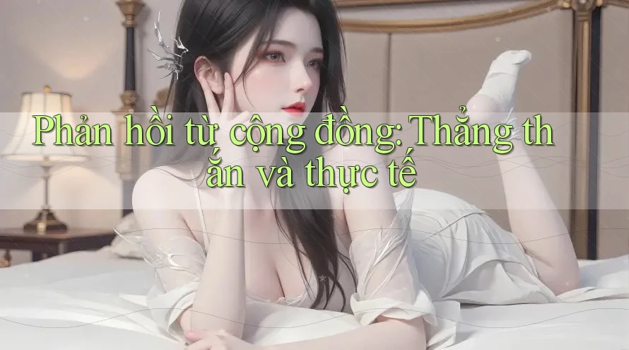 Phản hồi từ cộng đồng: Thẳng thắn và thực tế Phản hồi từ cộng đồng: Thẳng thắn và thực tế