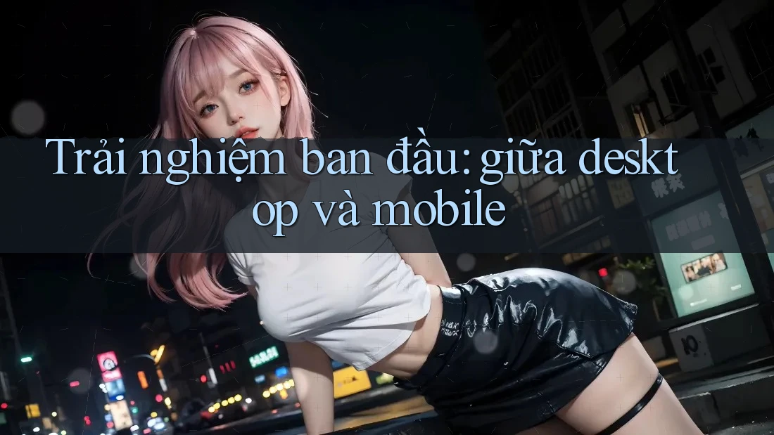 Trải nghiệm ban đầu: giữa desktop và mobile Trải nghiệm ban đầu: giữa desktop và mobile